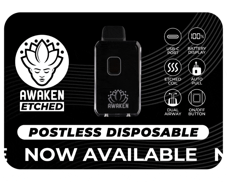 Awaken® Etched Disposable Vape 1ml - Paradise Skunk (Sativa